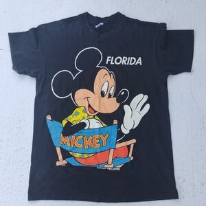 Disney Mickey Mouse Black Kids T-Shirt